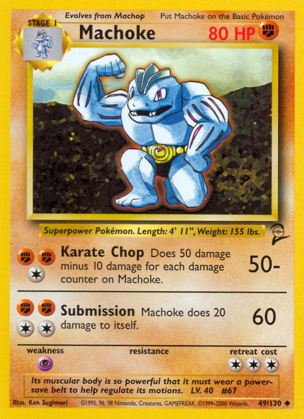 Base Set 2 Machoke #49/130